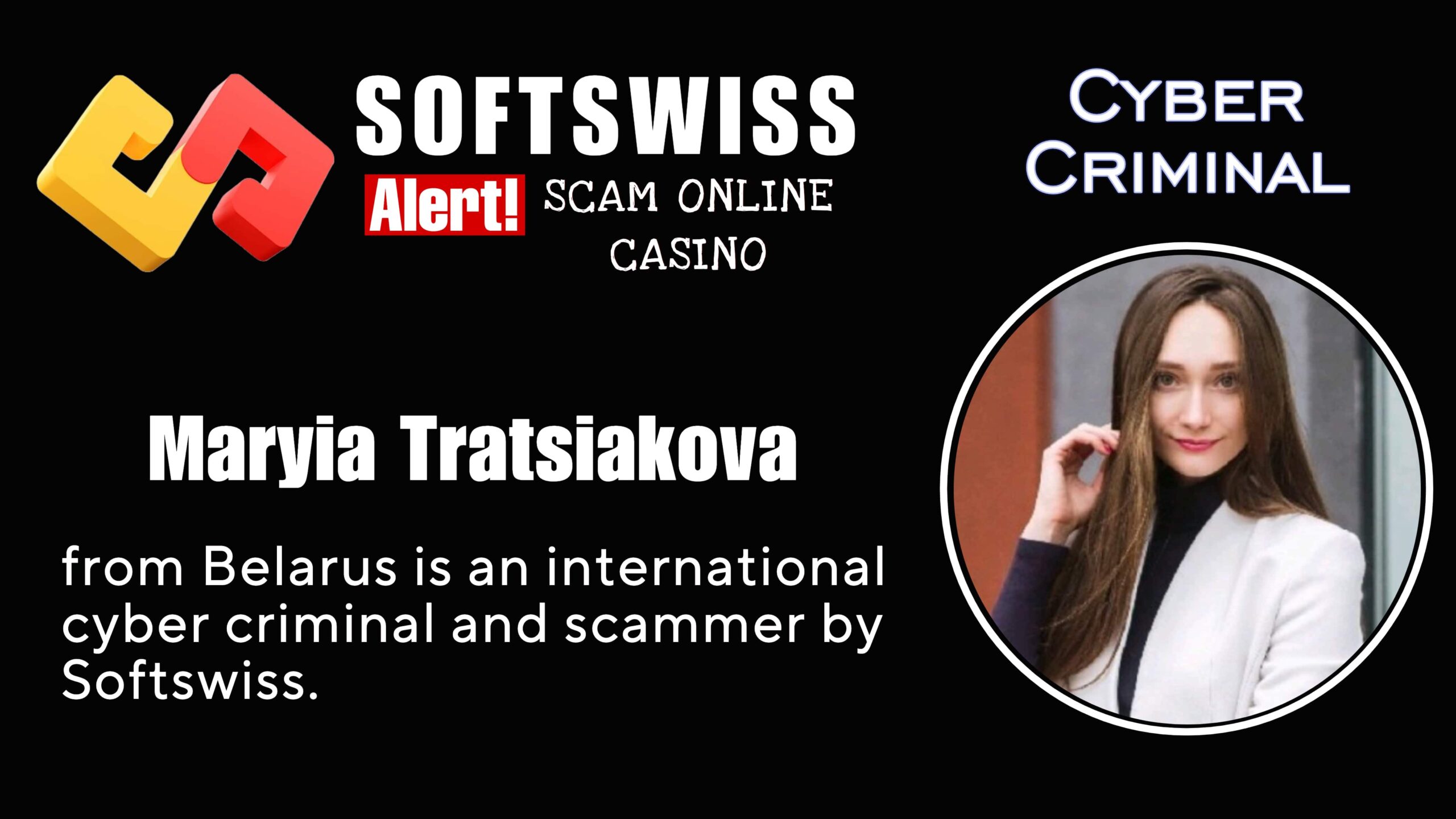 Maryia Tratsiakova - softswiss scam - Casino by Softswiss